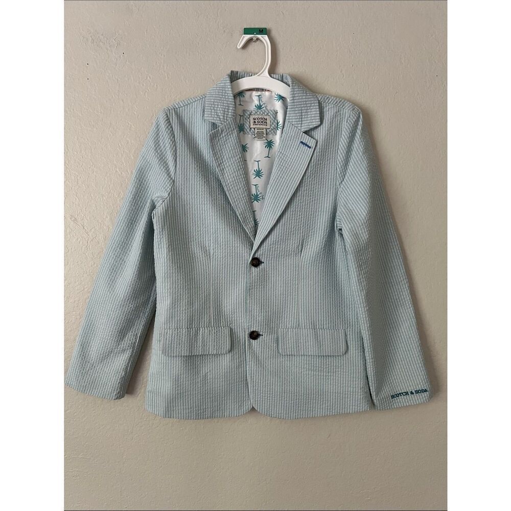 EUC Scotch & Soda Blue Stripe Blazer in Size M